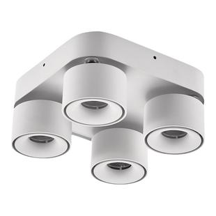 明装射灯涂鸦智能四头极简折叠摇头卧室客厅无主灯涂鸦zigbee筒灯