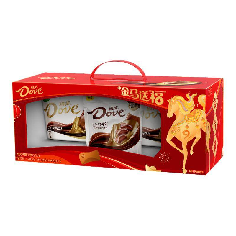 【德芙】丝滑牛奶巧克力礼盒516g