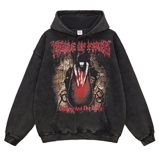 Cradle of filth污秽摇篮乐队熱石俱乐部HOTSTONE摇滚厚连帽卫衣