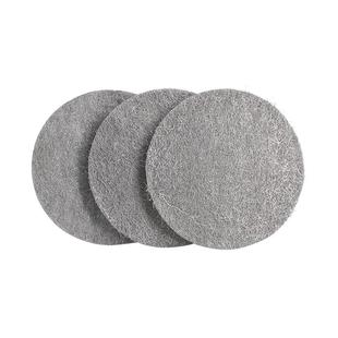 百亮钢丝棉抛光垫植绒海绵砂纸打磨抛光片结晶角磨机抛光盘钢丝垫