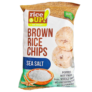 甘齿记低碳无麸质糙米饼脆片无油休闲健康零食RICEUP RICE CHIPS