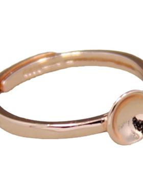 珠宝随形万能托盘银戒指新品