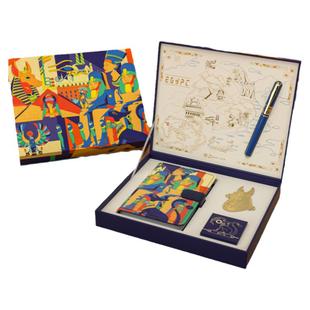 正品pimio/毕加索钢笔环球埃及男士成人练字硬笔书法商务办公墨水笔笔记本礼盒女生希腊女神款新年礼物套装