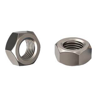 TA2纯钛六角螺帽TC4钛合金螺母螺帽M3M4M5M6M8M10M12M14M16M18M20