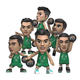 王牌化身 CBA“烽火辽原”辽宁本钢队系列潮流篮球盲盒郭艾伦杨鸣