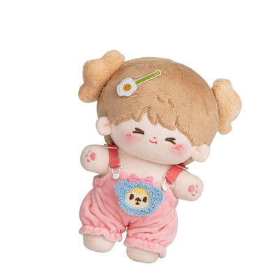 minidoll卡通背带裤棉花娃娃娃衣