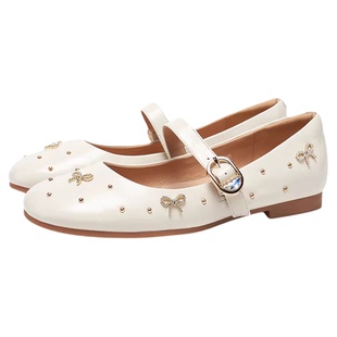 星期六小香风单鞋2026春款通勤一字扣带式玛丽珍鞋女鞋SSE1111063