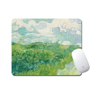 创意梵高油画鼠标垫水彩小号女加厚护腕垫创意便携游戏电竞键盘垫