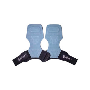 海德力虎头新款助力带牛皮健身护腕手套引体向上硬拉男单杠护手掌