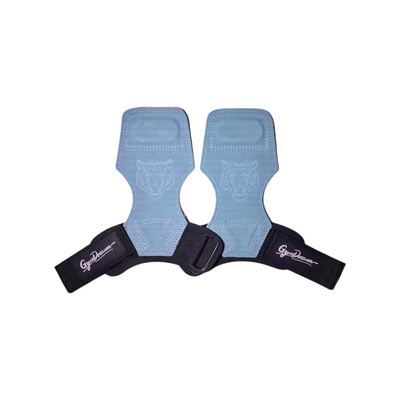 海德力虎头新款助力带牛皮健身护腕手套引体向上硬拉男单杠护手掌