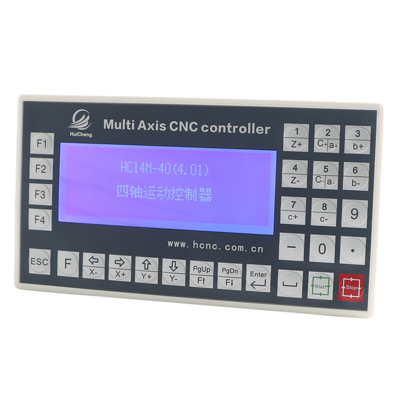 HC14M单双两2三3四五5六6轴液晶伺服闭环步进可编程控制器示教