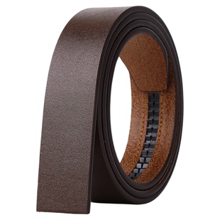 新款皮带男款真皮头层牛皮腰带自动扣男生潮流高端休闲新款不带头