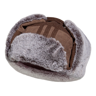 阿迪达斯三叶草马年新年款中性保暖加绒运动护耳飞行员帽 KG3854