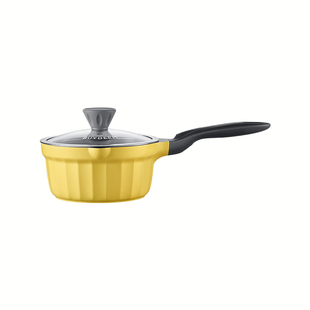 【新品】北鼎月瓷系列18cm奶锅不粘锅耐磨陶瓷油涂层家用辅食煮锅