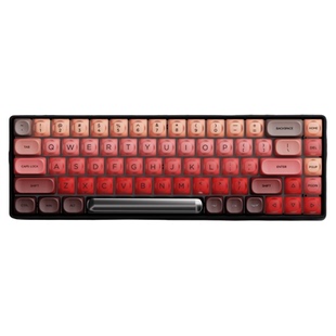 前行者口红粉底液机械键盘女生办公专用小巧便携高颜值鼠标套装