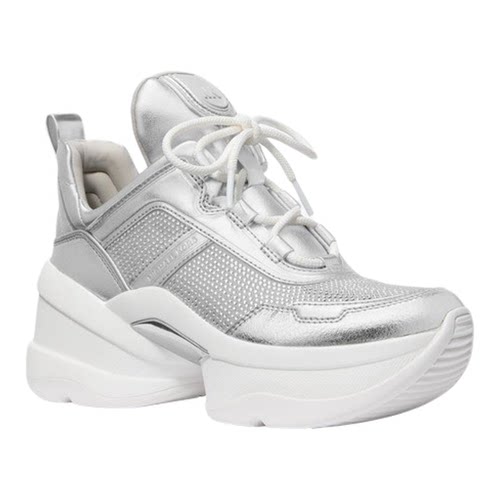 【两件折上折】MICHAEL KORS MK Olympia 女士厚底运动鞋 跟高8cm