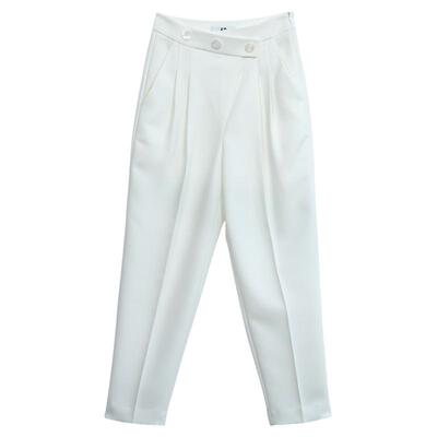 吕燕设计师锥形裤休闲裤长裤