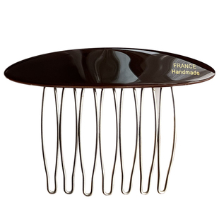 韩国进口France金标公主头小号倒插梳盘发丸子头发卡刘海碎发梳