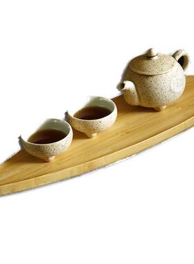 寿司竹叶子托盘茶盘水果托