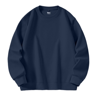 班尼路S&K系列卫衣男款圆领秋季外套藏青色美式重磅男士套头衫LF