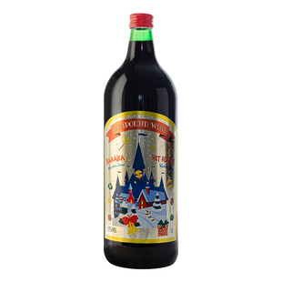 圣诞热红酒甜红葡萄酒可煮着喝的红酒微醺女士低度晚安酒1L大瓶装