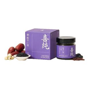 喜纯酸枣仁膏睡眠古法工艺甄选桑葚茯苓甘草古膏正品桂圆莲子膏