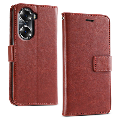 翻盖皮套适用于荣耀50手机壳华为honor60保护套荣耀70防摔80全包90pro新款SE男女士GT曲屏软直屏版商务挂绳