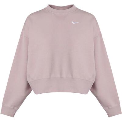 Nike/耐克正品女子加绒运动休闲圆领套头衫卫衣 CK0169-645
