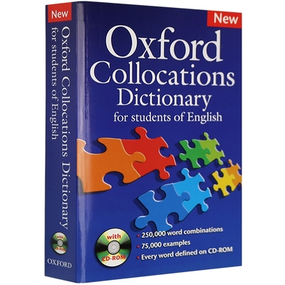 牛津英语搭配词典 英英字典 英文原版 Oxford Collocations Dictionary of English 雅思托福出国留学考试用书 正版进口书籍工具书