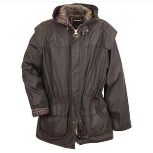 正品现货Barbour Durham达拉姆连帽狩猎钓鱼油蜡外套夹克复古风衣
