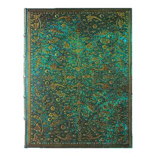 正品进口Paperblanks复古笔记本绿宝石花簇高档精美记事本送礼物