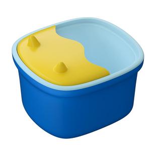 蓓慈萌萌哒足浴器儿童洗泡脚桶家用塑料脚动按摩宿舍泡洗脚盆保温