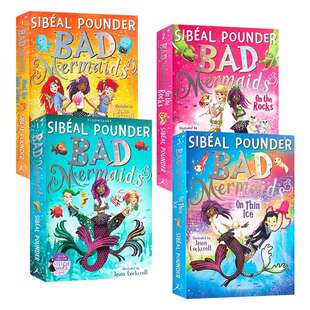 英文原版 Bad Mermaids 坏美人鱼1-4册 女巫战争同作者 青少年奇幻魔幻冒险小说 On the Rocks/Thin Ice 英文版 进口英语原版书籍