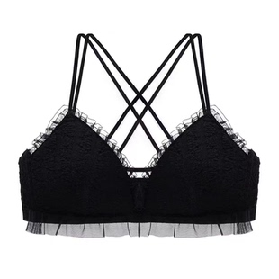 深巷归人内衣小胸聚拢少女蕾丝柔软上托透气无钢圈调整型收副乳