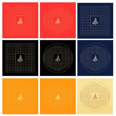 小楷抄经方格宣纸斗方
