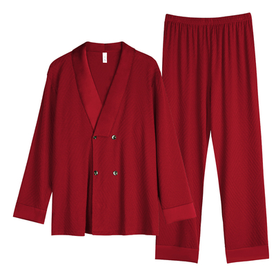 轩靓新中式睡衣男士春秋纯棉长袖