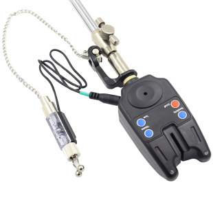 静逸欧式海竿支架钓鱼报警器组合B抛竿电子报警器海杆铃铛摇摆器