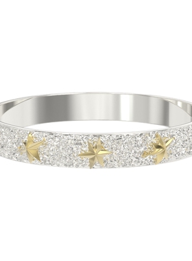 Mouhooland/暮后之地圣诞星系列星轨戒指情侣款食指戒小众设计