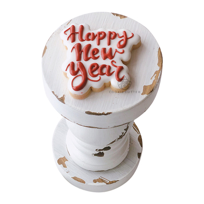 视频教程老师经典新年糖霜饼干模