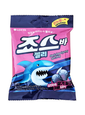 乐天JELLYCIOUS鲨鱼软糖葡萄味