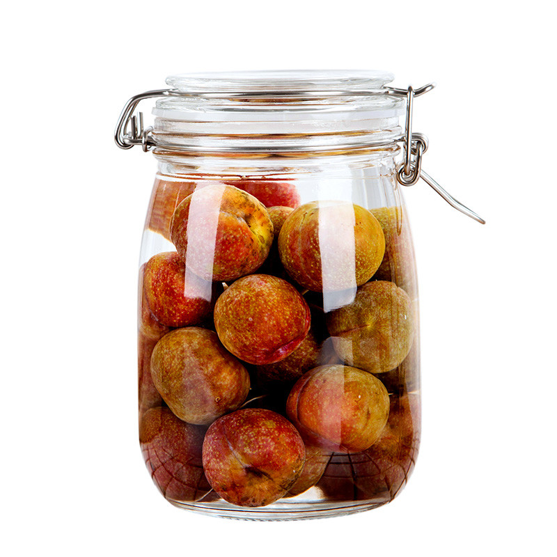 喜碧加厚透明储物罐杨梅酒瓶密封茶叶罐厨房收纳玻璃器皿正品特价