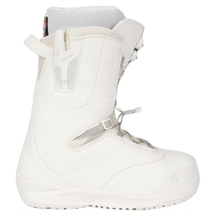 NITRO尼卓滑雪鞋CROWN白色抽绳单板雪鞋2526女款全能新手进阶雪靴