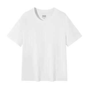 森马短袖T恤女修身基础夏女士圆领上衣打底衫101323100099