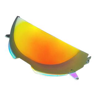 MT街霸镜片Street Fighter拉力盔电镀镜面日夜通用防晒防紫外线