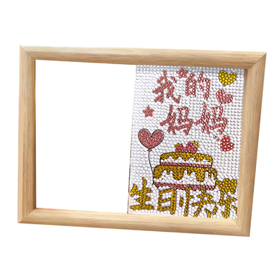 妈妈生日礼物手工DIY制作钻石画