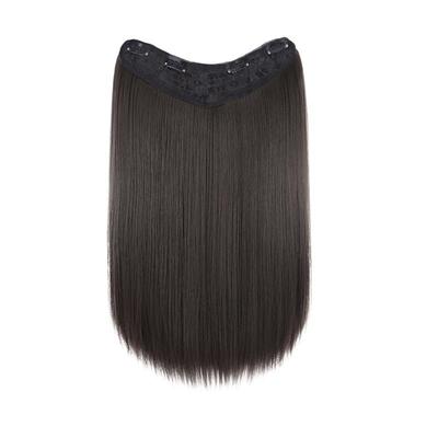 阿七一片式仿真发长直发假发贴片