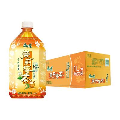 康师傅茉莉蜜茶口味饮料1L×12瓶