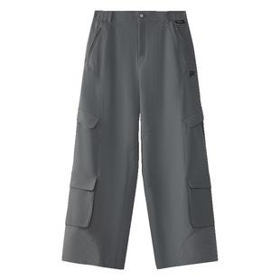 FILA FUSION斐乐女裤梭织运动长裤2025春季新款女款裤子工装裤