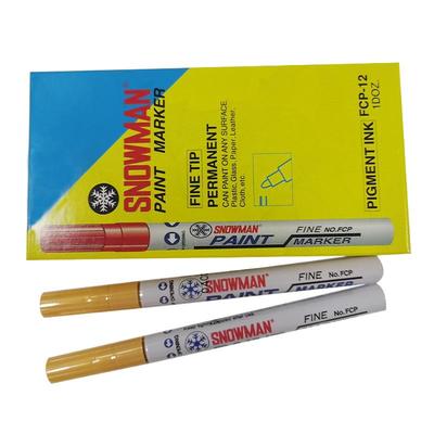 日本雪人油漆笔1.0MM防水耐酒精