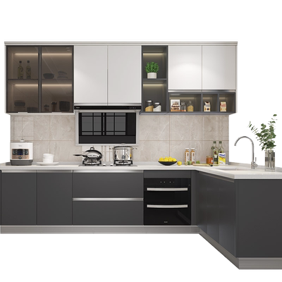 金牌厨柜厨房装修开放式橱柜木梵